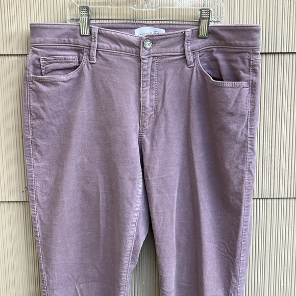 Loft Curvy Skinny Lavender Corduroy Pants Size 8/29 - Picture 3 of 10
